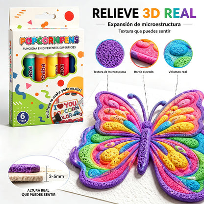 🎨2️⃣Último día: 50% de descuento🔥丨IEY® Pluma de Arte 3D en Relieve – Crea arte 3D táctil en casa