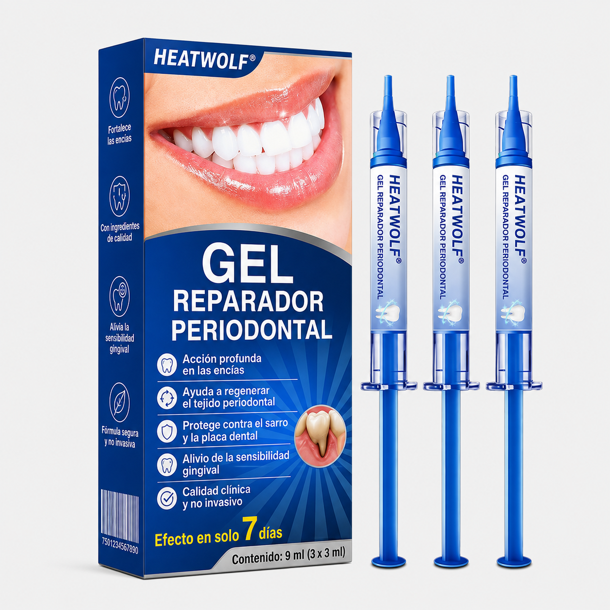 🇲🇽🍄🦷1️⃣ HEATWOLF® GumRevive Gel Reparador Periodontal