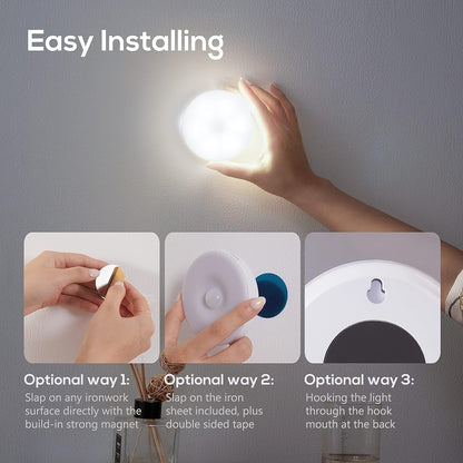 REBYIPO® Motion Sensor Lights【Wireless, motion-activated lighting. Perfect for hallways, closets, stairs. Designed for convenience and safety】